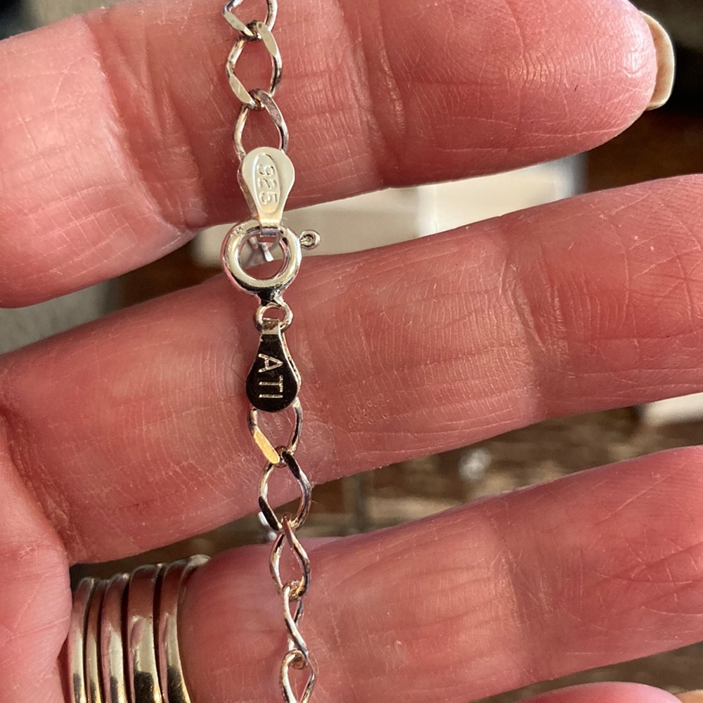 Sterling silver 925 made in Italy 7” bracelets